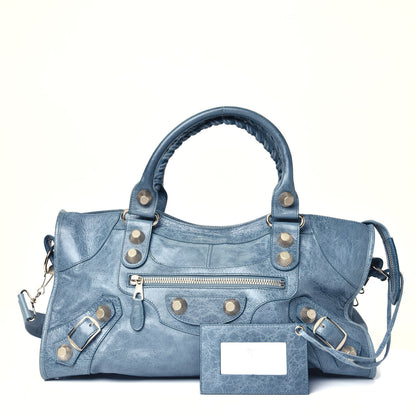 Balenciaga Agneau Giant 21 Silver Hardware Part Time Atlantique 1 of 5