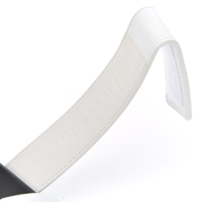 Hermes Calfskin Womens Chypre Sandals 36 White 8 of 9
