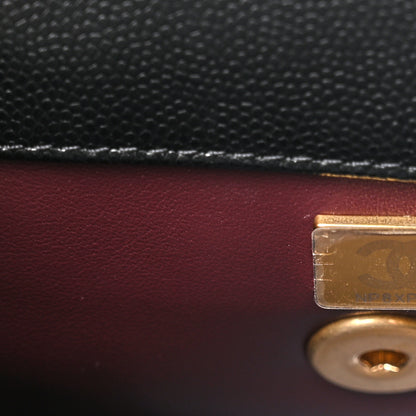 Chanel Caviar Quilted Mini Coco Chain Handle Flap Black 7 of 11