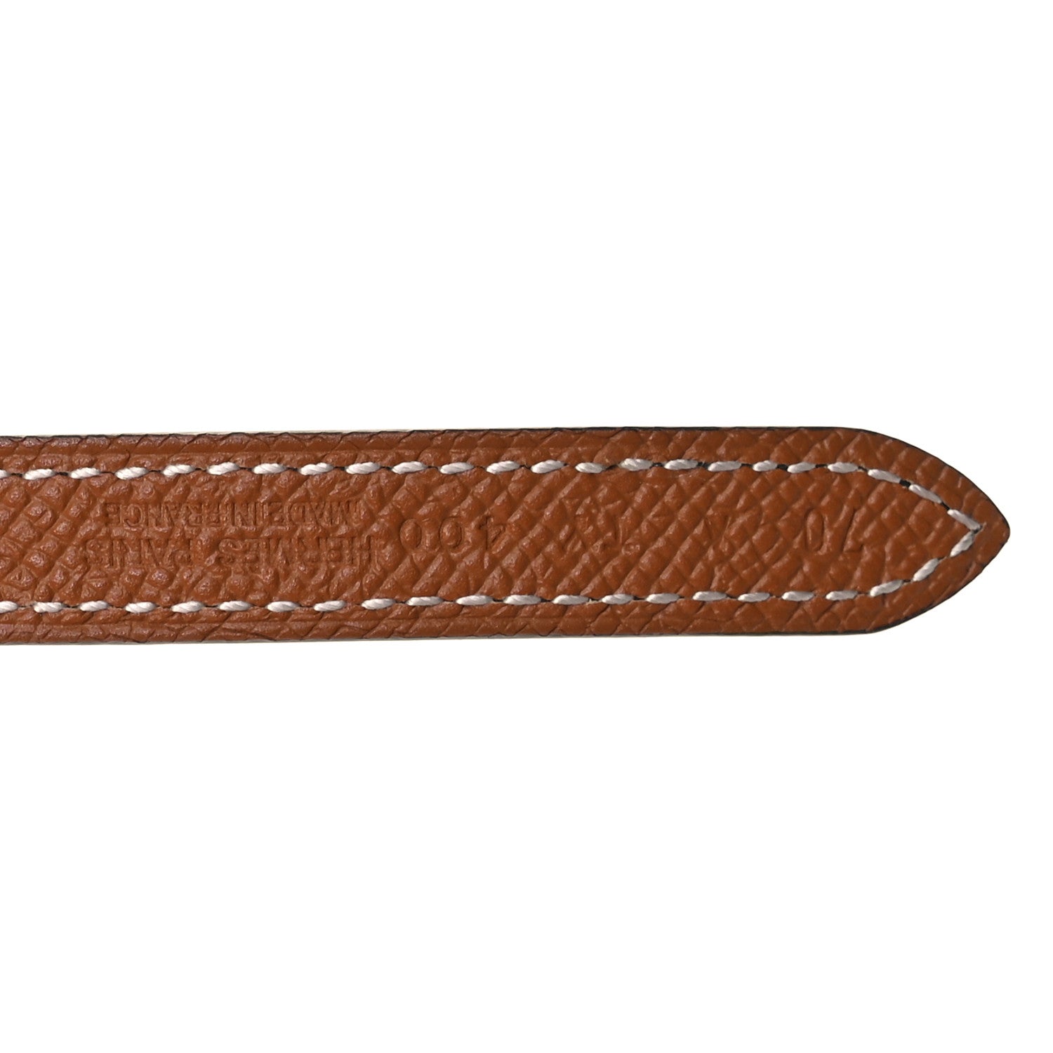 Hermes Swift Epsom 13mm Mini Laquee Reversible Belt 70 28 Black Gold 5 of 8