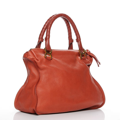 Chloe Calfskin Large Marcie Satchel Maple Leaf 3 of 7
