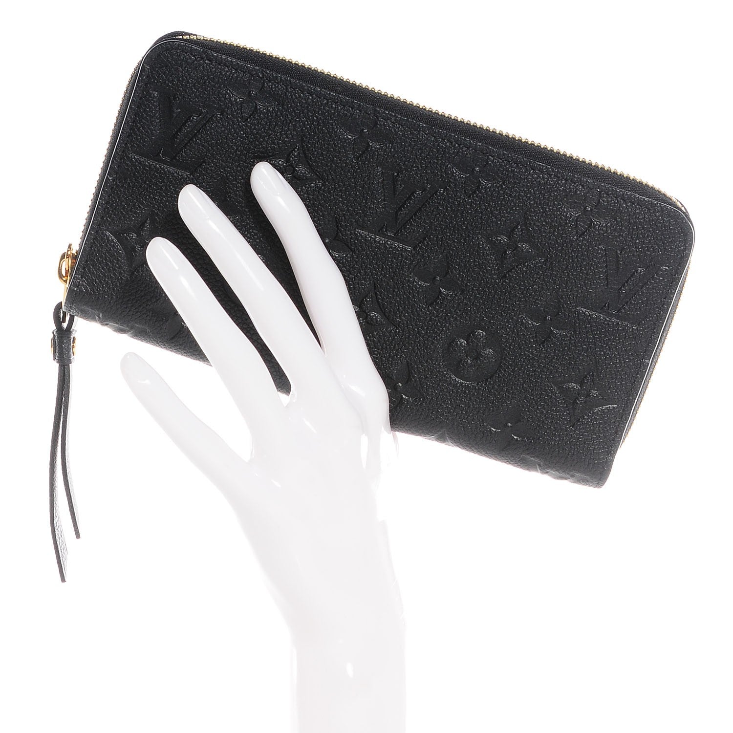 Louis Vuitton Empreinte Zippy Wallet Black 2 of 8