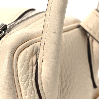 Hermes Taurillon Clemence Mini Lindy 20 Nata 23 of 27