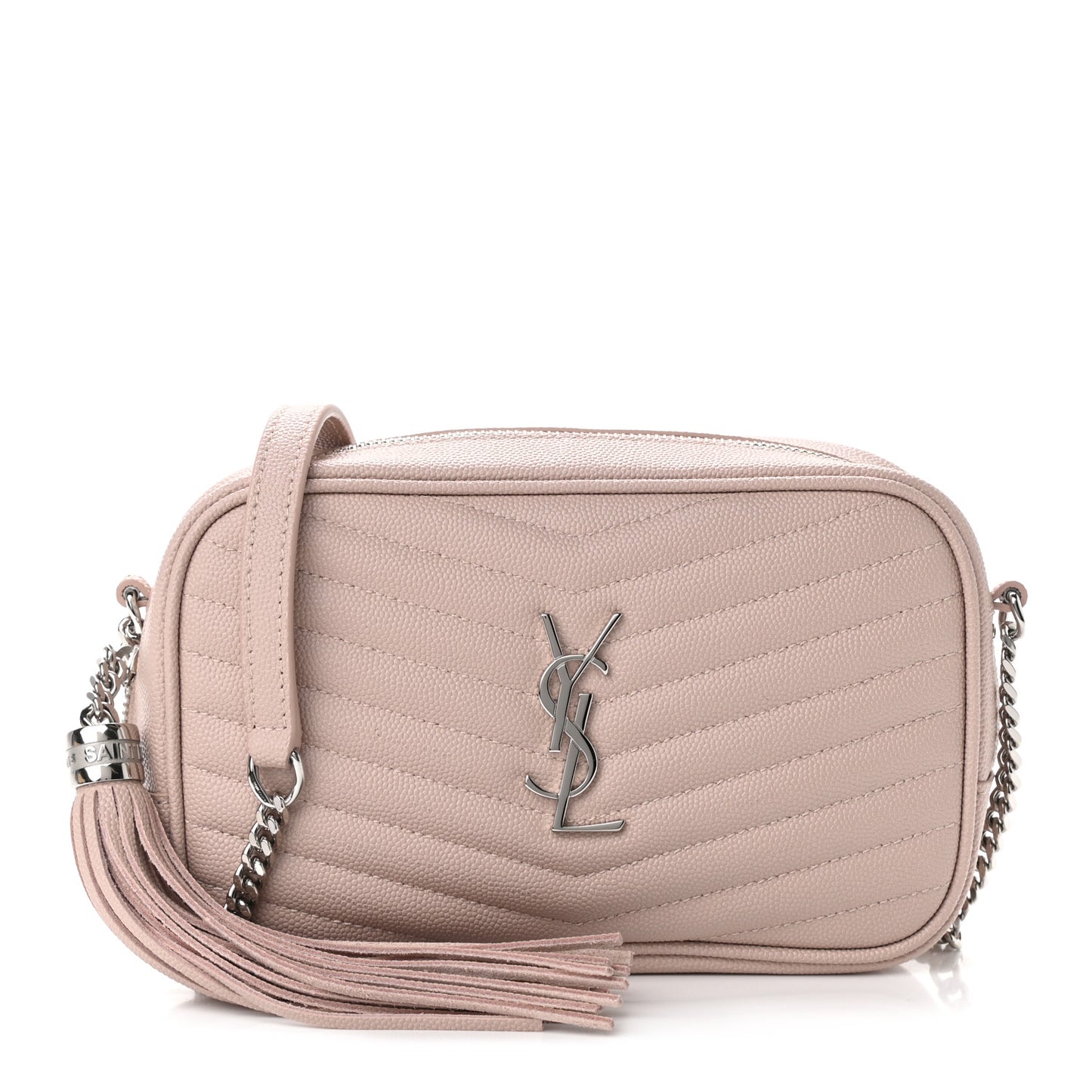 Grain De Poudre Matelasse Monogram Mini Lou Camera Bag Marble Pink