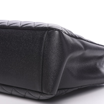 Chanel Caviar Quilted Grand Shopping Tote GST Black 9 of 9