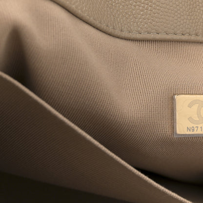 Chanel Caviar Quilted Large Shopping Tote Beige 7 of 10