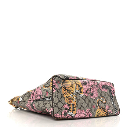Gucci Soft GG Supreme Monogram Bengal Medium Crossbody Tote Beige Pink 4 of 10