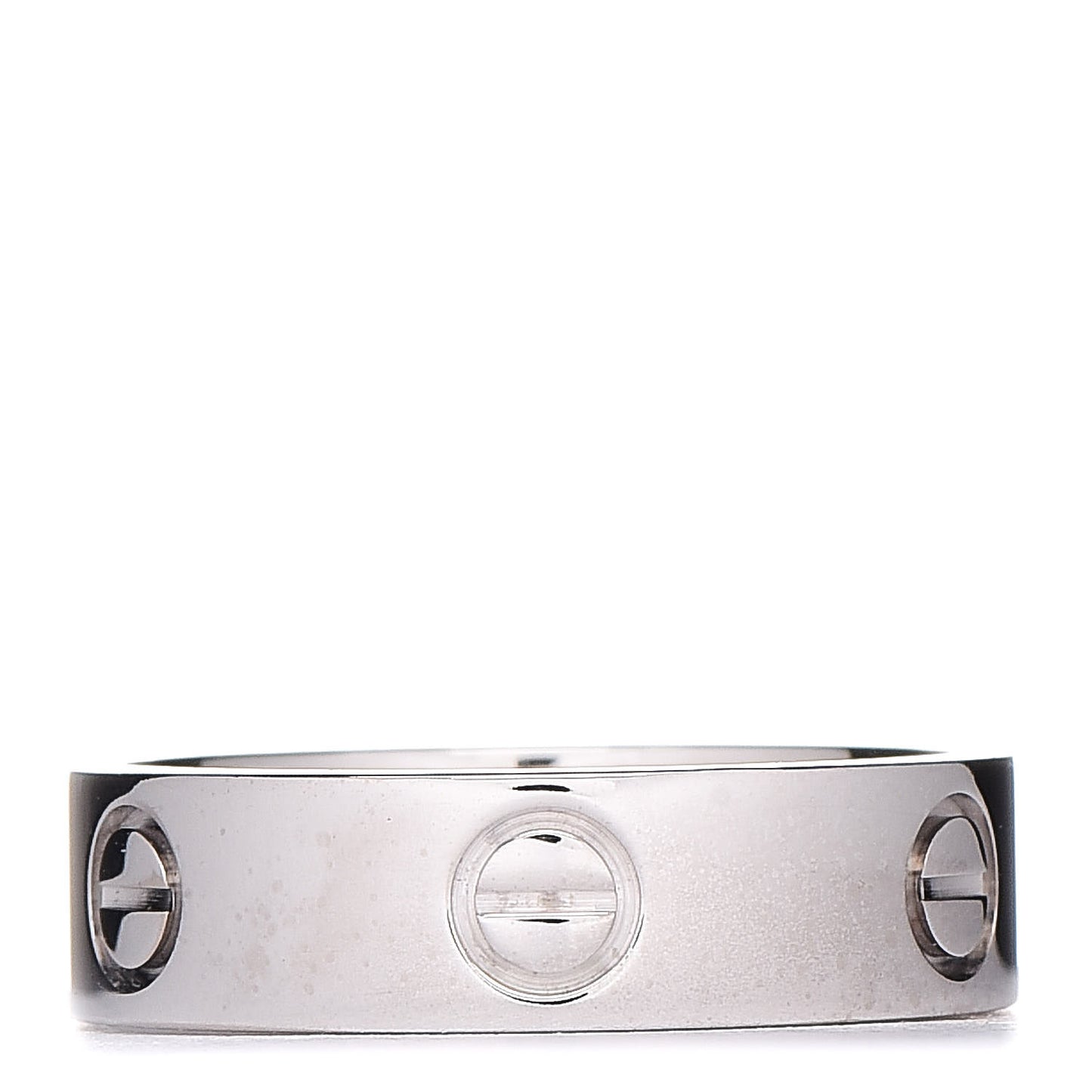 18K White Gold 5.5mm LOVE Ring 56 7.5