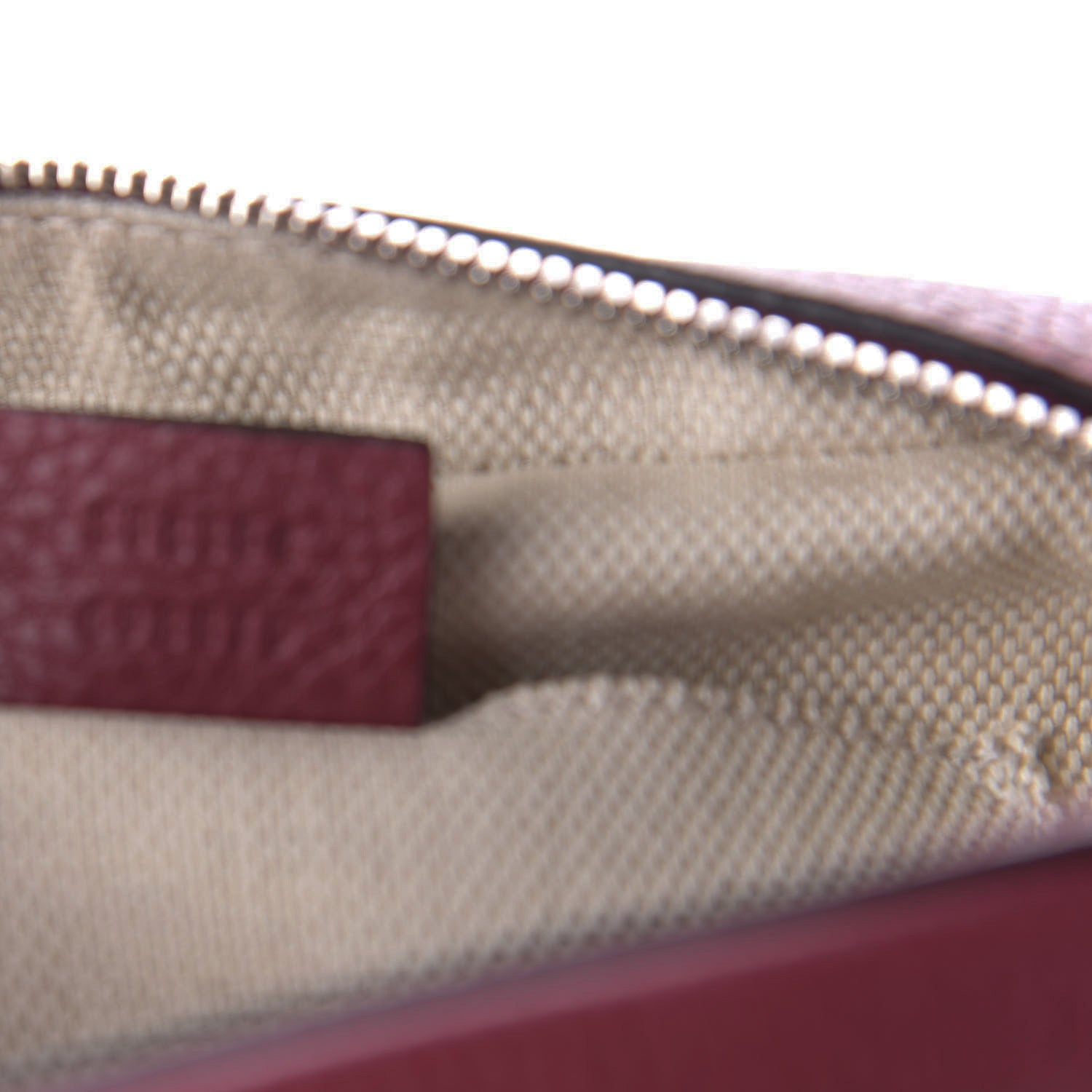 Gucci Pebbled Calfskin Studded Small Soho Disco Bag Soft Burgundy 7 of 12