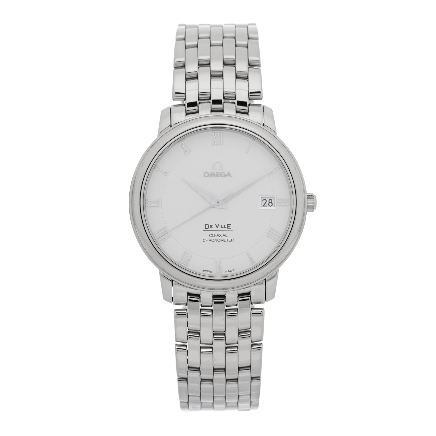 Omega Stainless Steel 37mm De Ville Prestige Co-Axial Automatic Watch Silver 4574.31.00 1 of 4