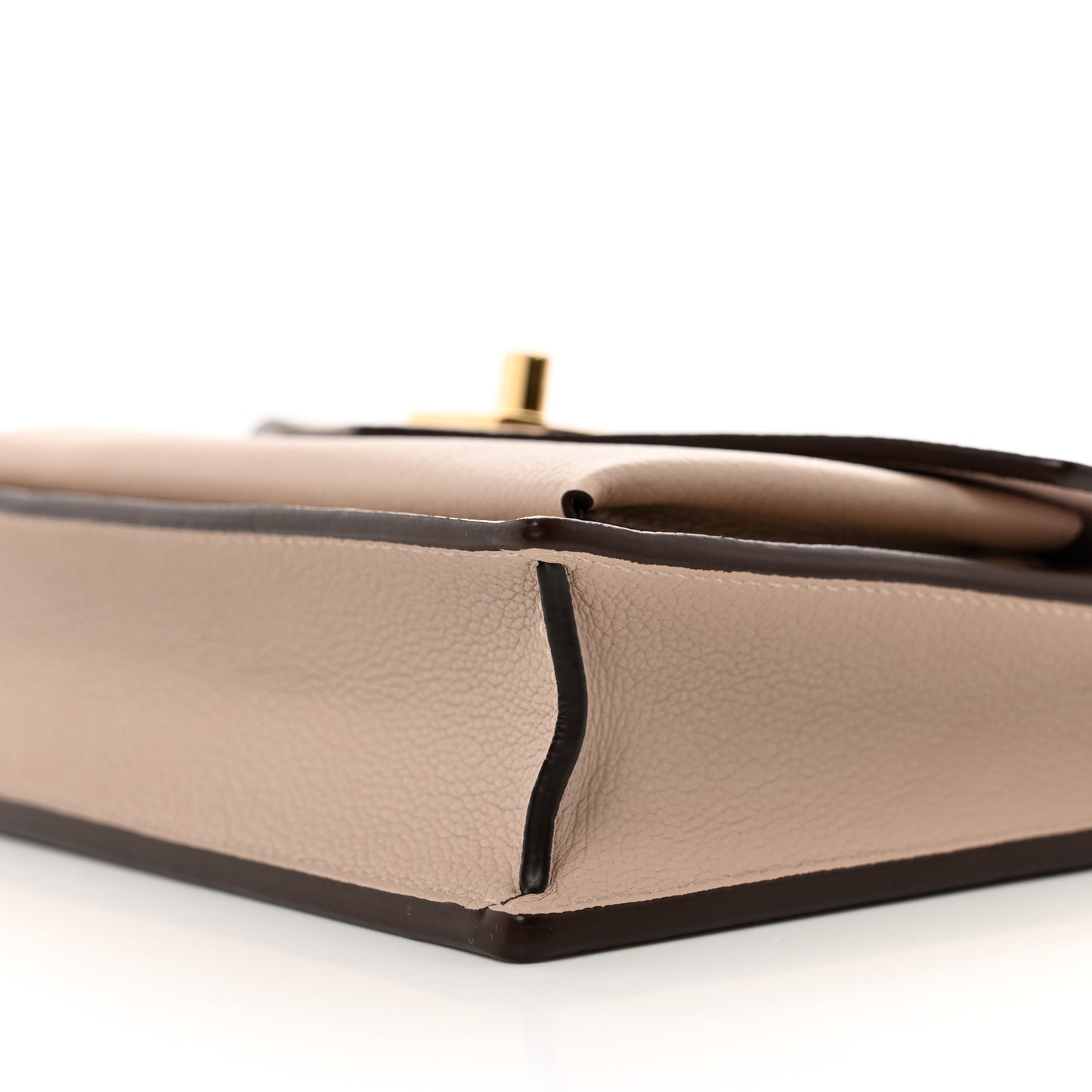 Soft Calfskin My Lockme Chain Pochette Greige