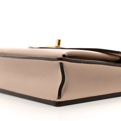 Louis Vuitton Soft Calfskin My Lockme Chain Pochette Greige 9 of 9