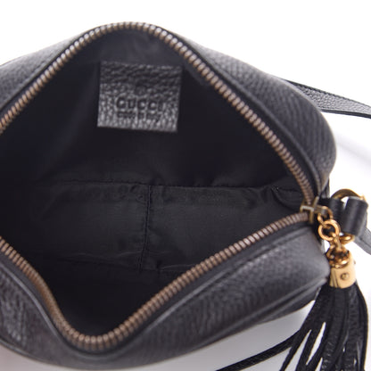 Gucci Pebbled Calfskin Mini Soho Disco Bag Black 4 of 7