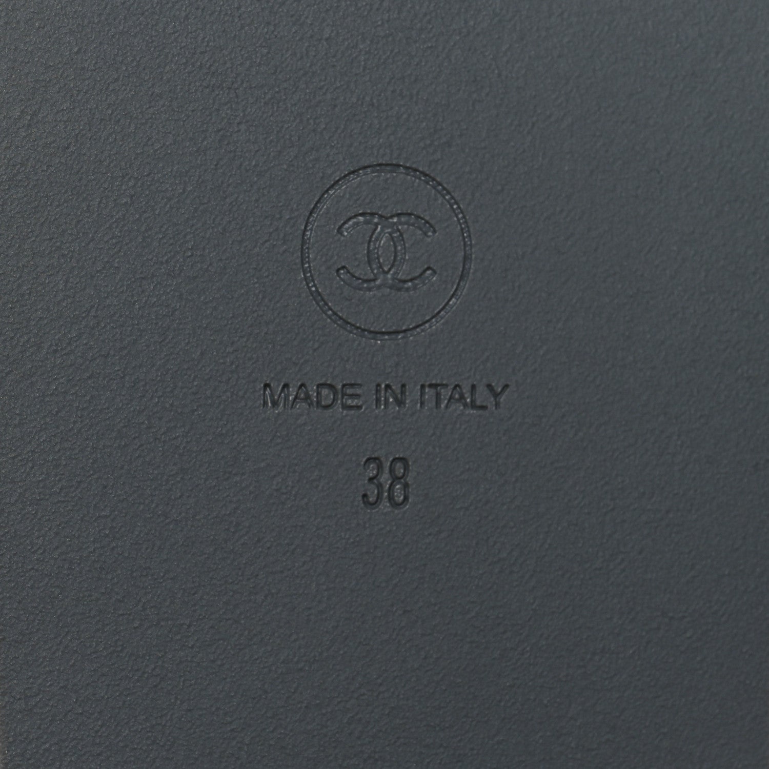 Chanel Metallic Calfskin Chain Flat Sandals 38 Silver 6 of 8