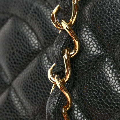 Chanel Caviar Quilted Grand Shopping Tote GST Black 11 of 11