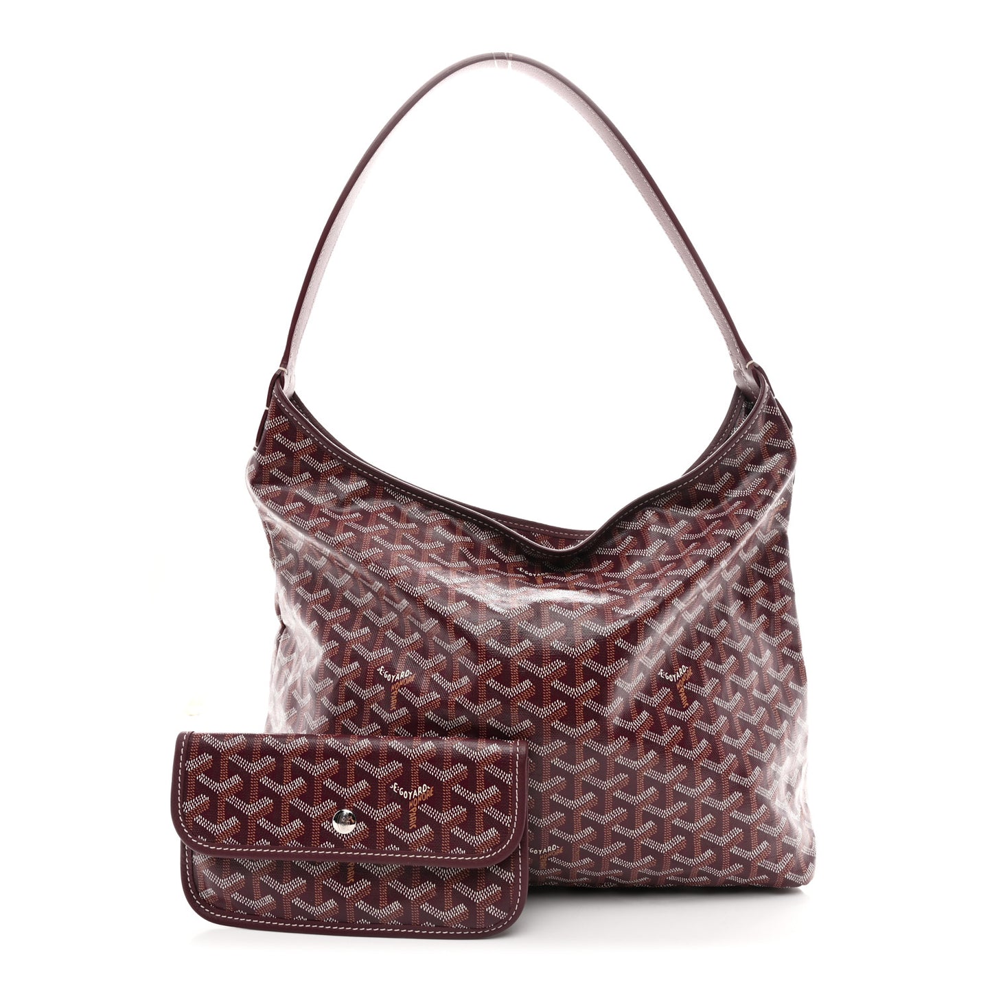 Goyardine Boheme Hobo Burgundy
