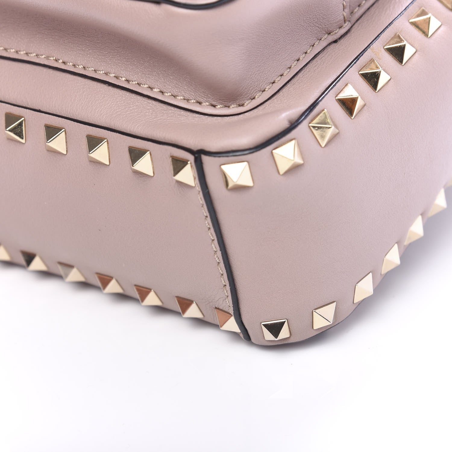 Valentino Garavani Calfskin Mini Rockstud Backpack Poudre 7 of 8