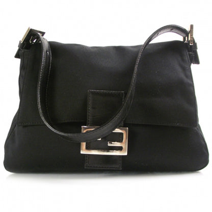 Fendi Canvas Mama Baguette Black 1 of 11