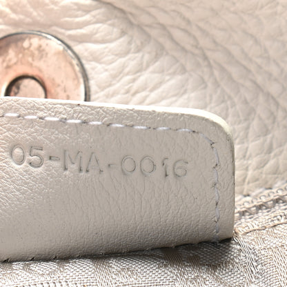 Christian Dior Calfskin Braided Gaucho Double Saddle Bag White 9 of 10