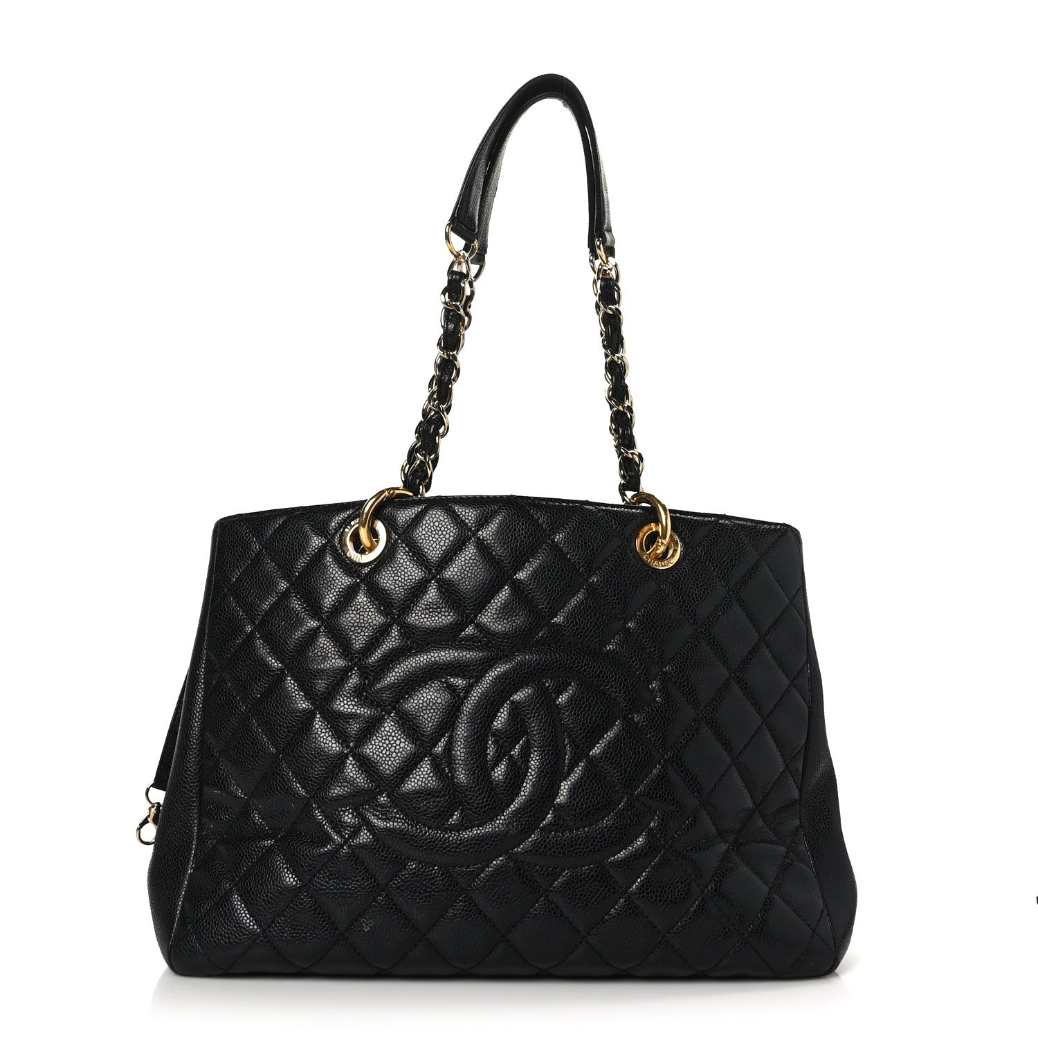 Chanel Caviar Quilted Grand Shopping Tote GST Black 1 of 13