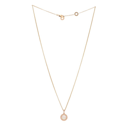Bulgari 18K Rose Gold Mother of Pearl BVLGARI BVLGARI Pendant Necklace 3 of 4