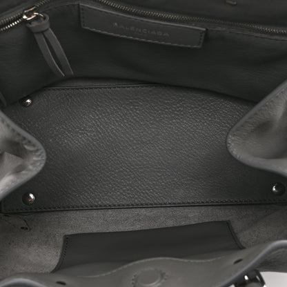 Balenciaga Veau Papier A6 Zip Around Tote Gris Fossile 6 of 11