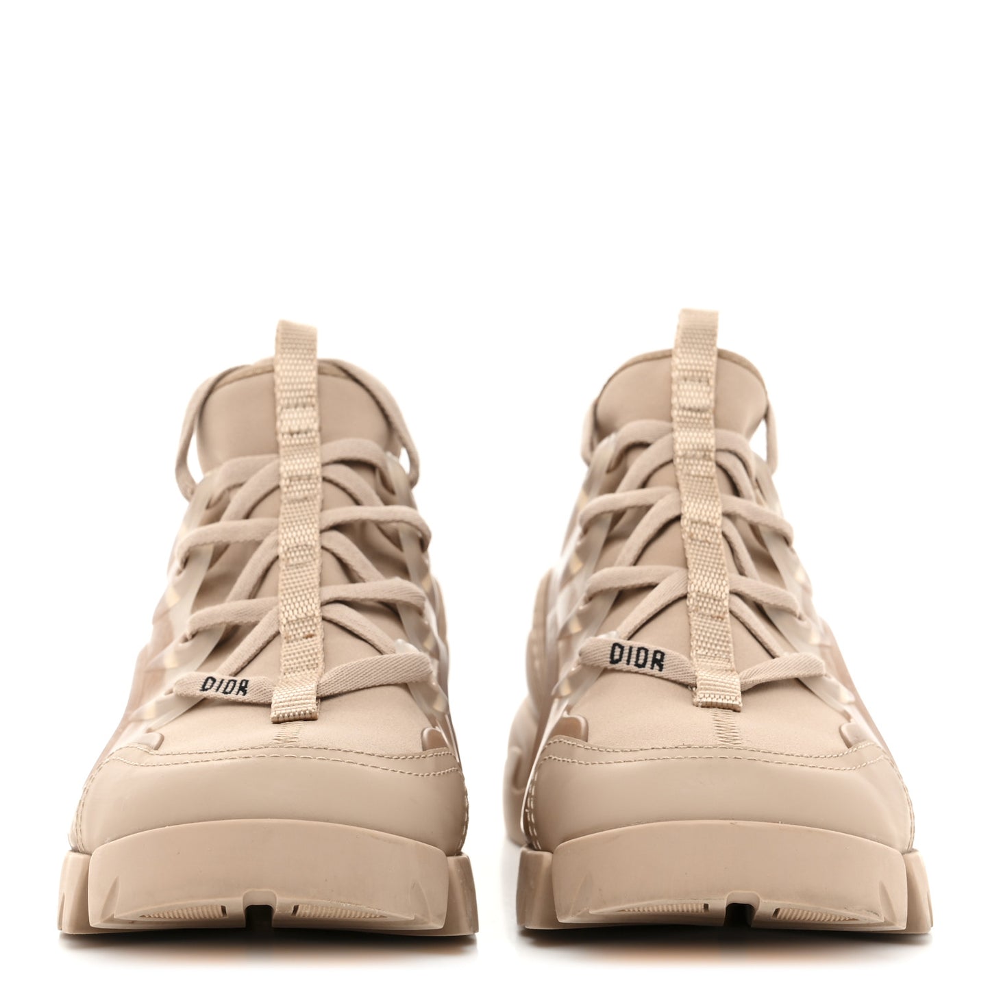 Neoprene Rubber Womens D-Connect Sneakers 36 Nude