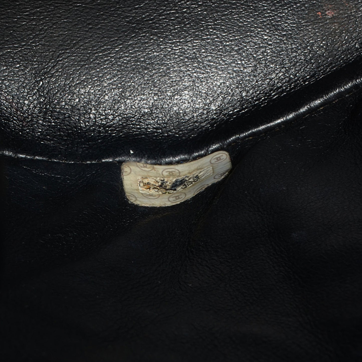 Lambskin Quilted Backpack Black