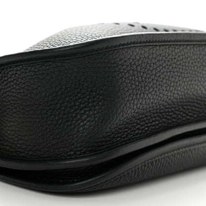 Hermes Taurillon Clemence Evelyne III PM Black 9 of 10