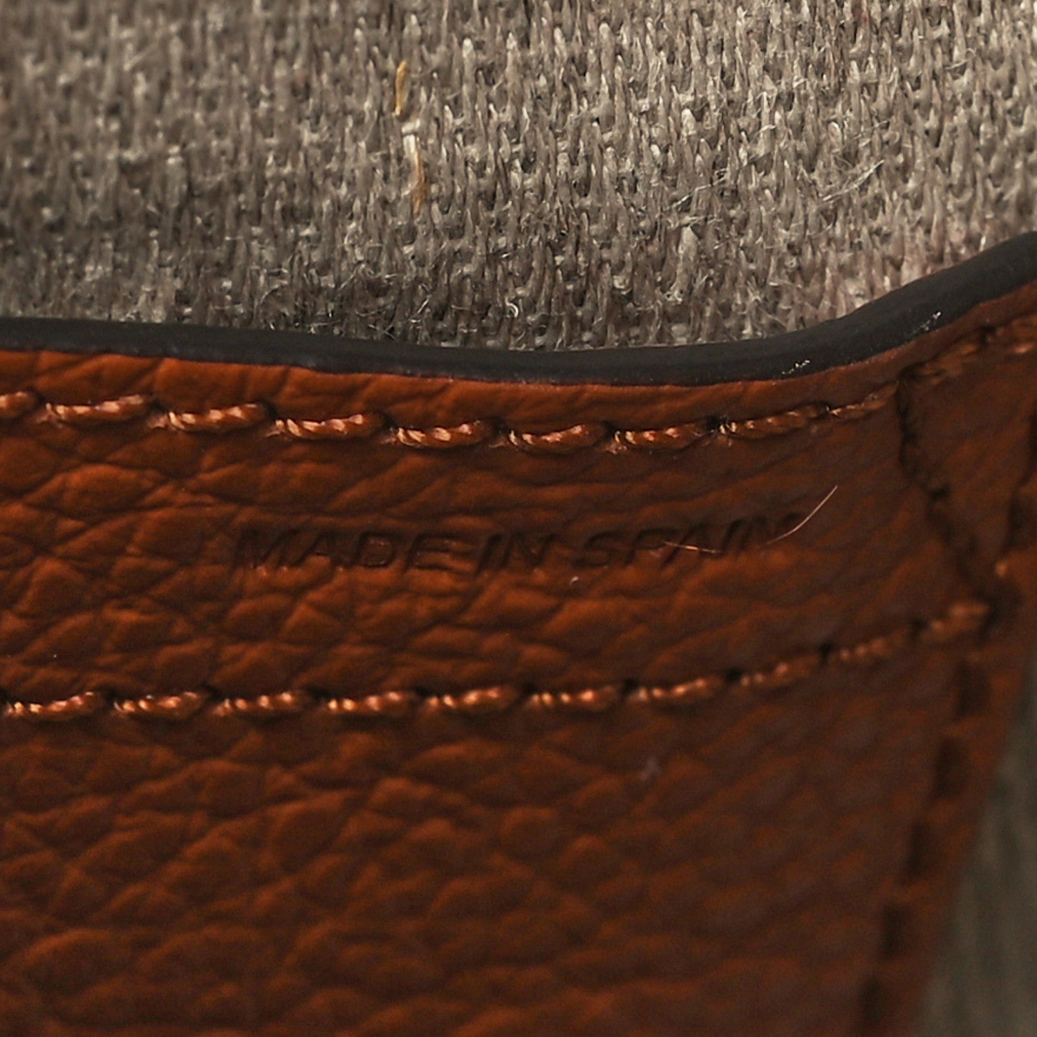 Chloe Grained Calfskin Small Marcie Saddle Bag Tan 7 of 10