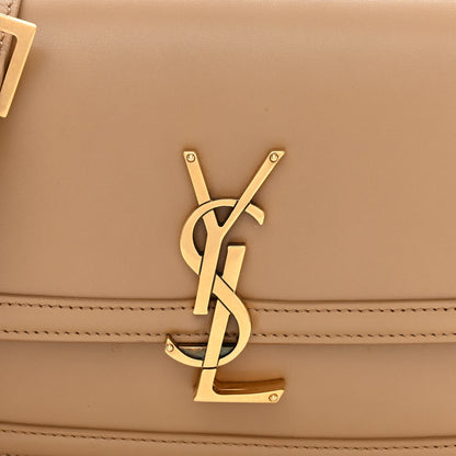 Saint Laurent Smooth Calfskin Small Solferino Satchel Natural Tan 8 of 10