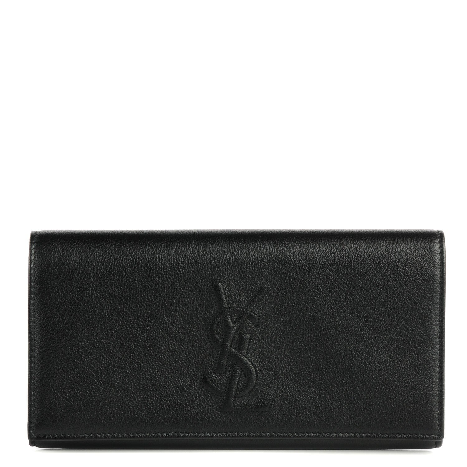 Saint Laurent Chevre Belle De Jour Flap Wallet Black 1 of 7