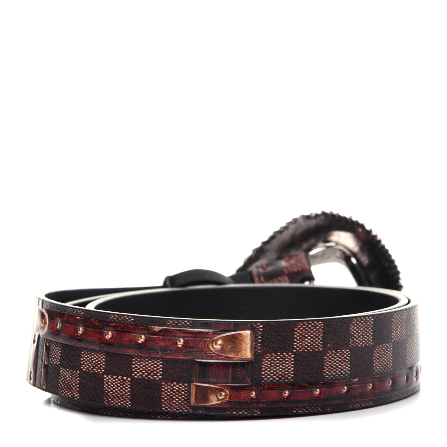 Louis Vuitton Transformed Damier Ebene Time Trunk Belt 85 34 2 of 8