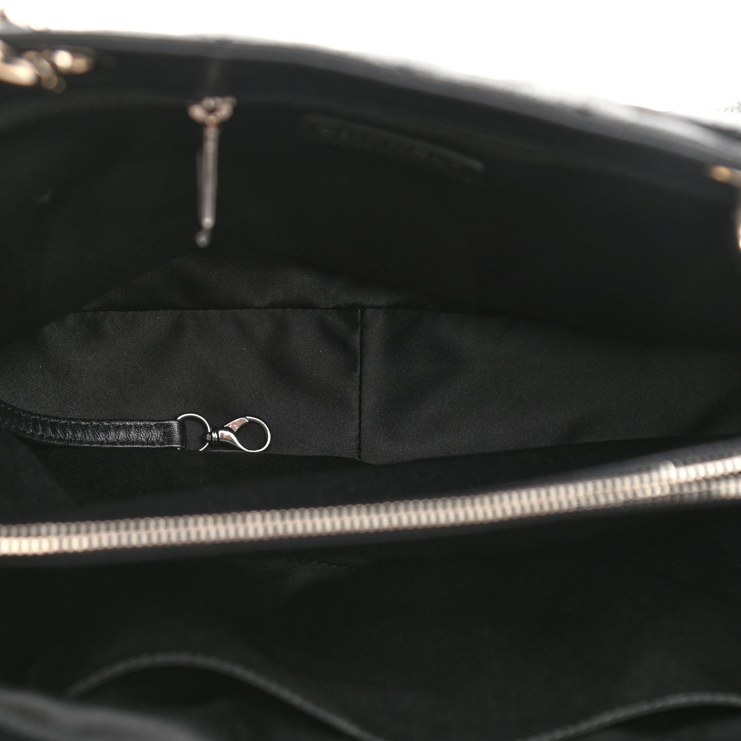 Caviar Quilted Grand Shopping Tote GST Black