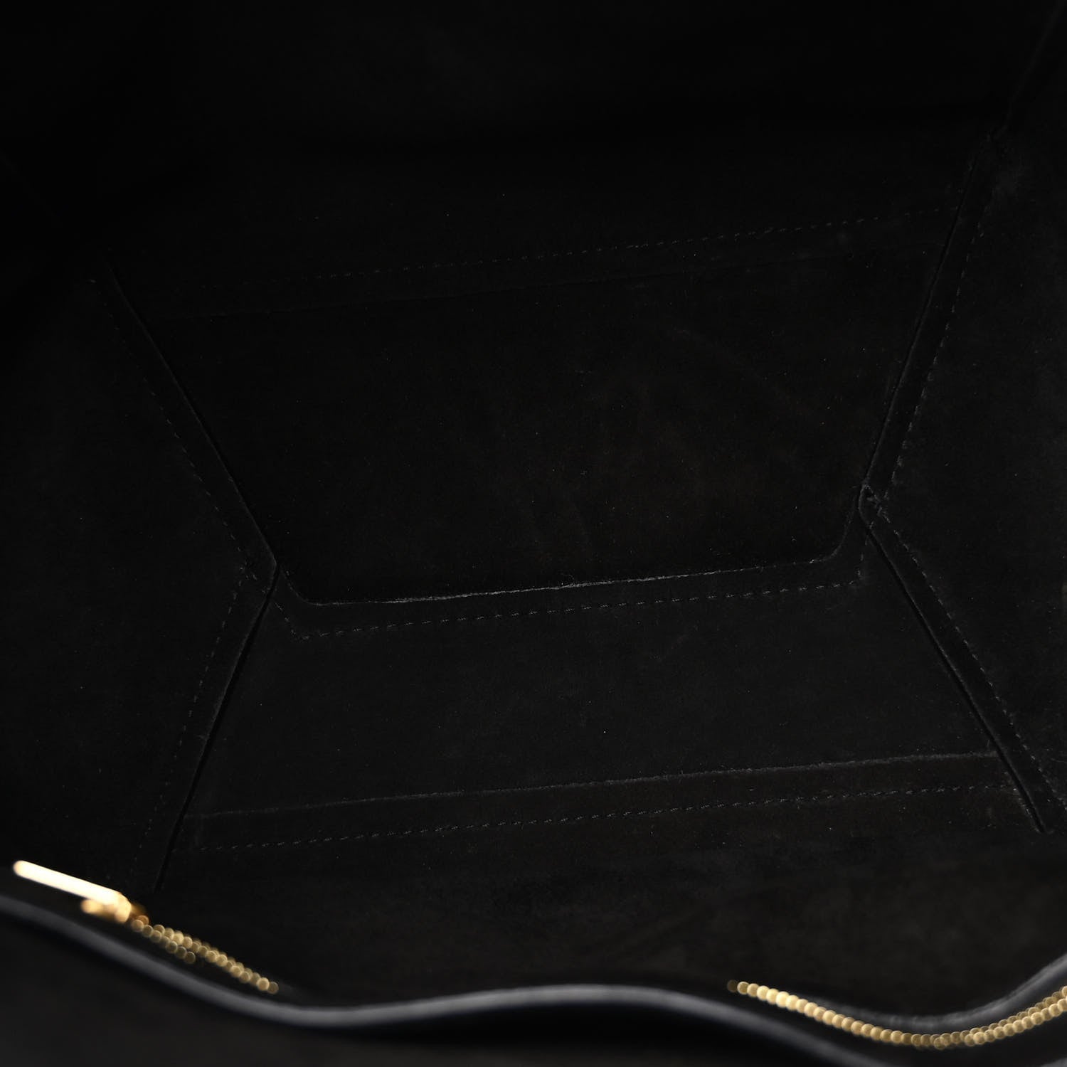 Celine Soft Grained Calfskin Sangle Bucket Bag Black 5 of 11