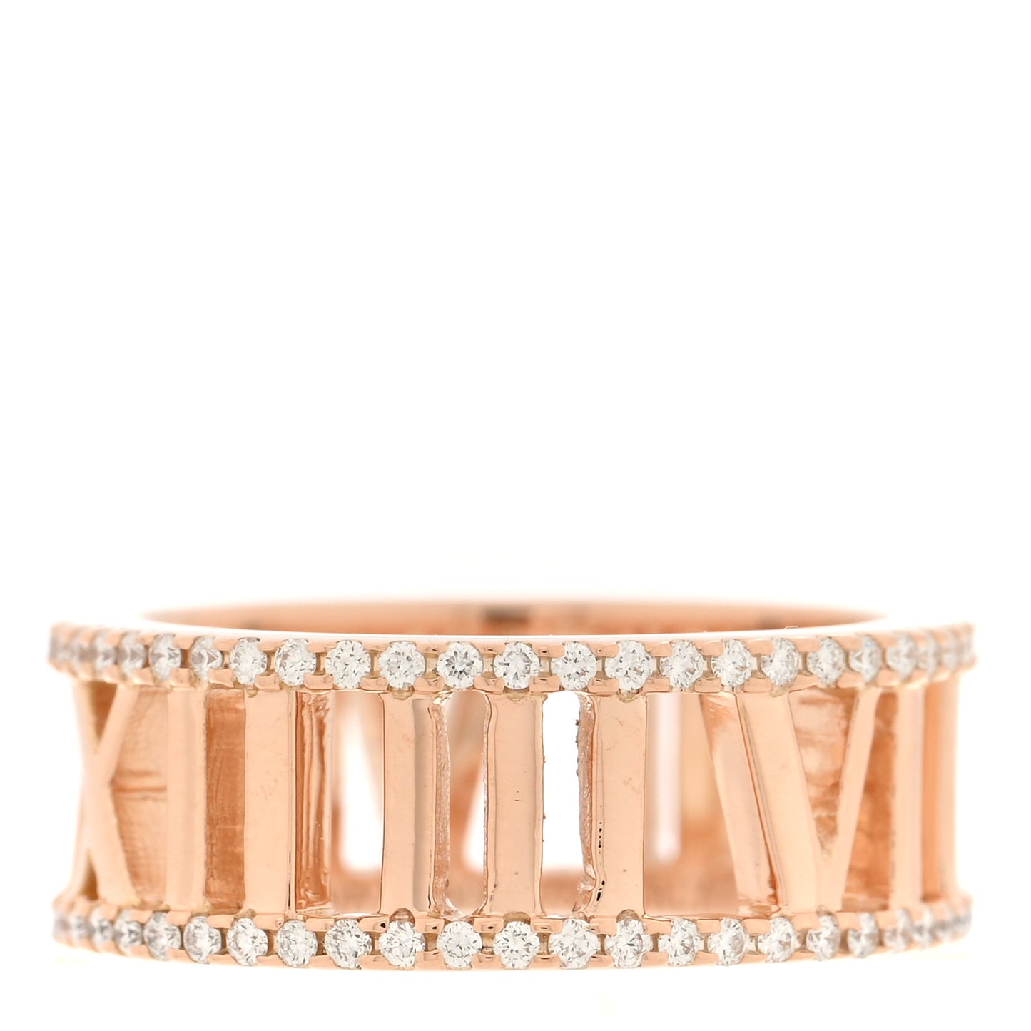 18K Rose Gold Diamond Atlas Open Pave Ring 47 4