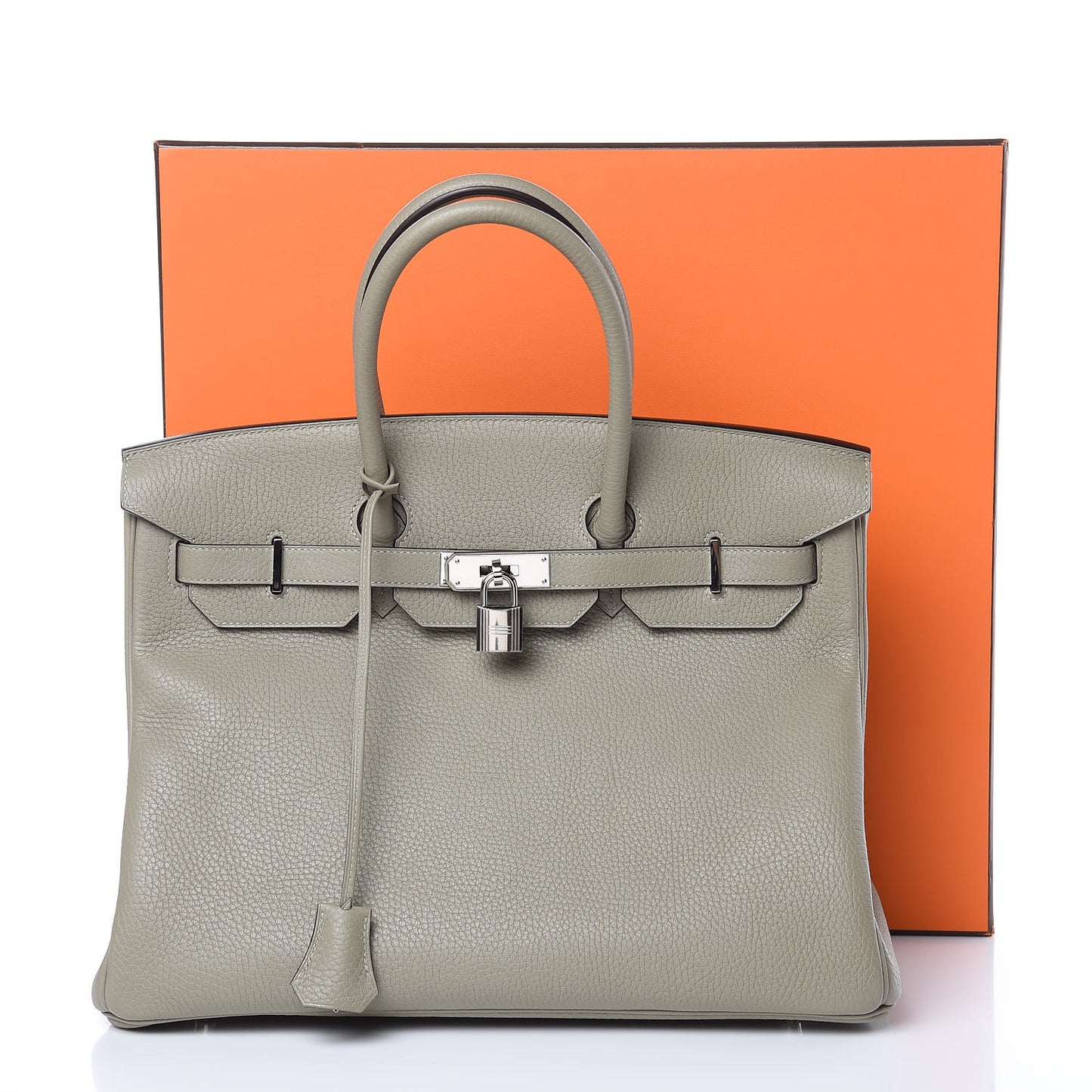 Taurillon Clemence Birkin 35 Sauge