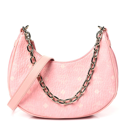 MCM Visetos Small Aren Hobo Blossom Pink 1 of 10
