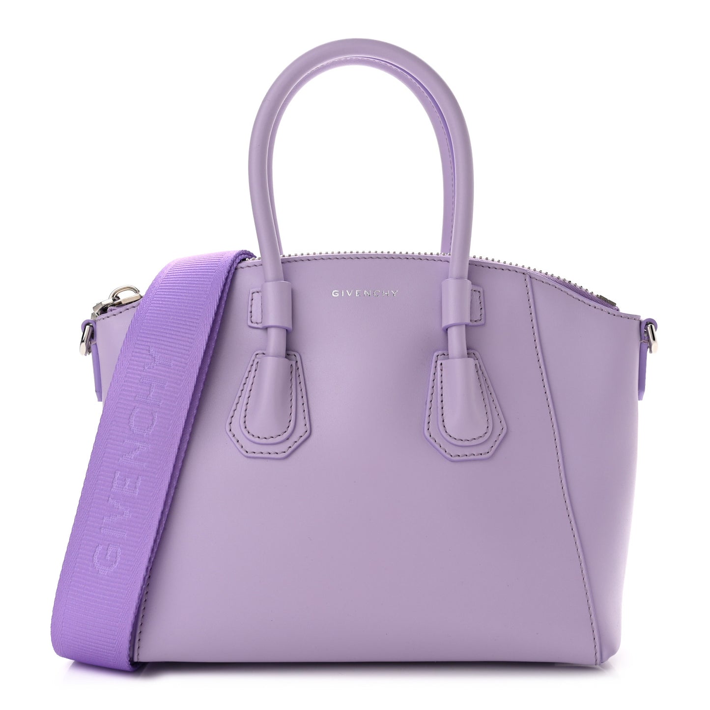 Box Calfskin Mini Sport Antigona Top Handle Bag Mauve