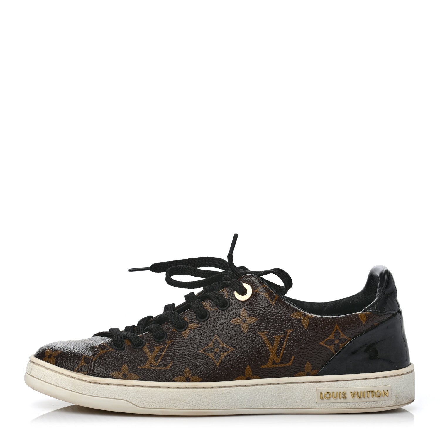 Louis Vuitton Patent Monogram Frontrow Sneakers 37.5 1 of 7