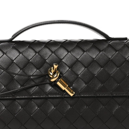 Bottega Veneta Nappa Intrecciato Long Andiamo Top Handle Clutch Fondant 7 of 7