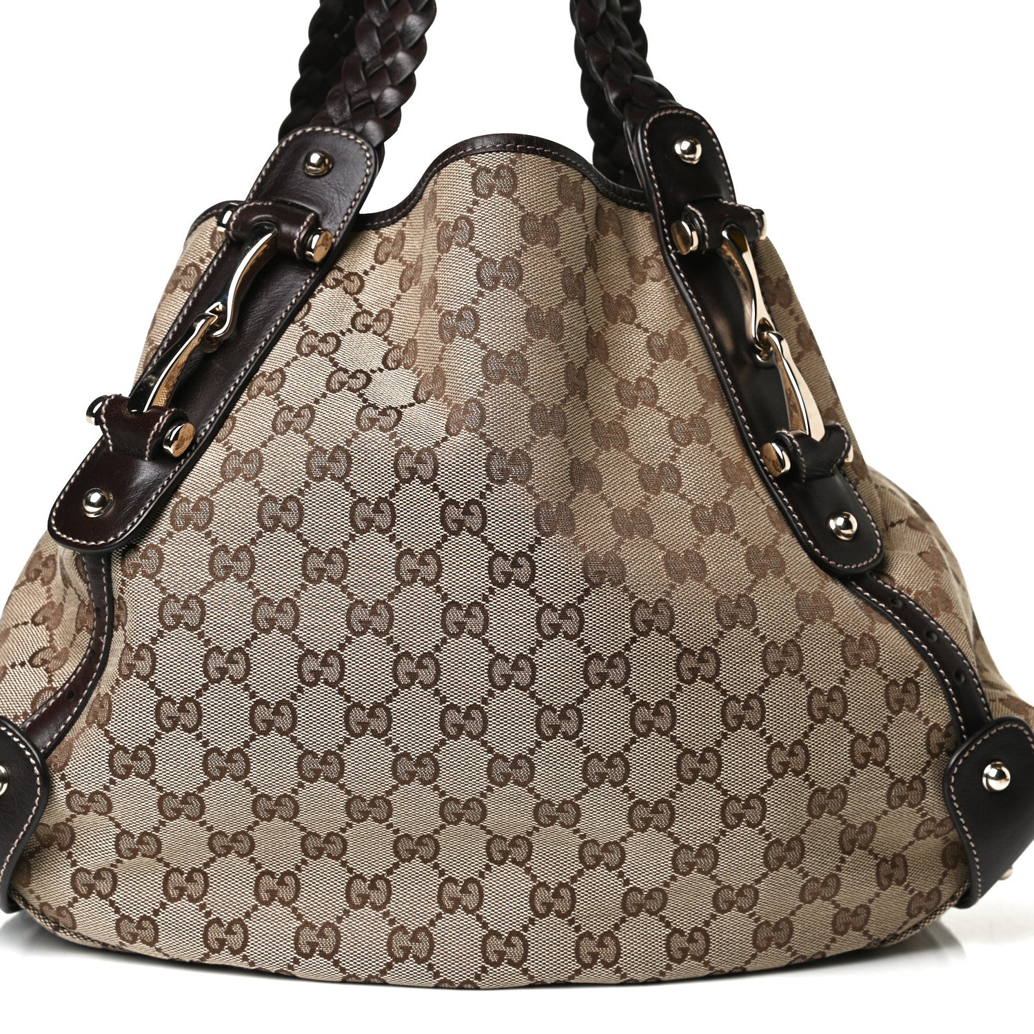 Gucci Monogram Medium Pelham Shoulder Bag Dark Brown 9 of 15