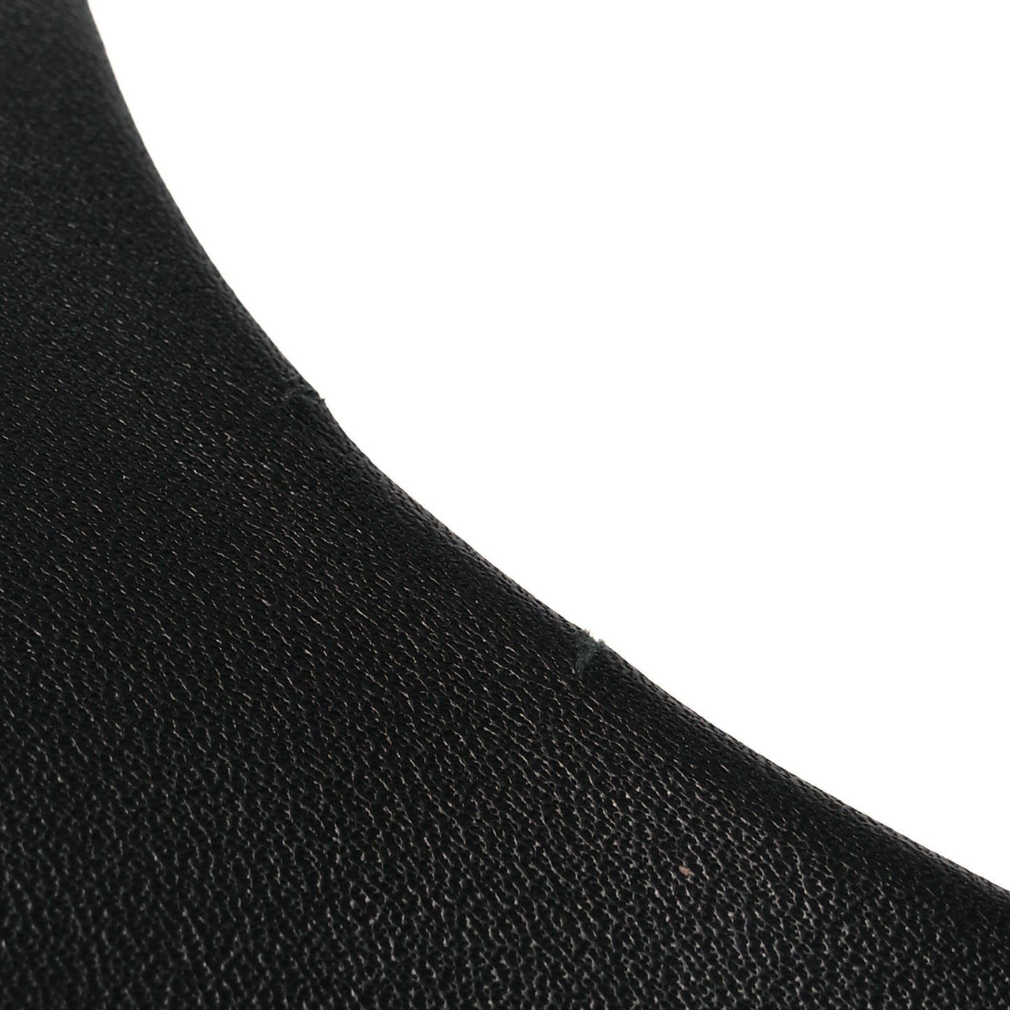 Calfskin Cap Toe CC Pumps 39 Black Silver