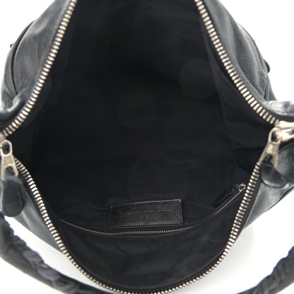 Balenciaga Agneau Giant Brogues Hardware Club Hobo Black 5 of 15