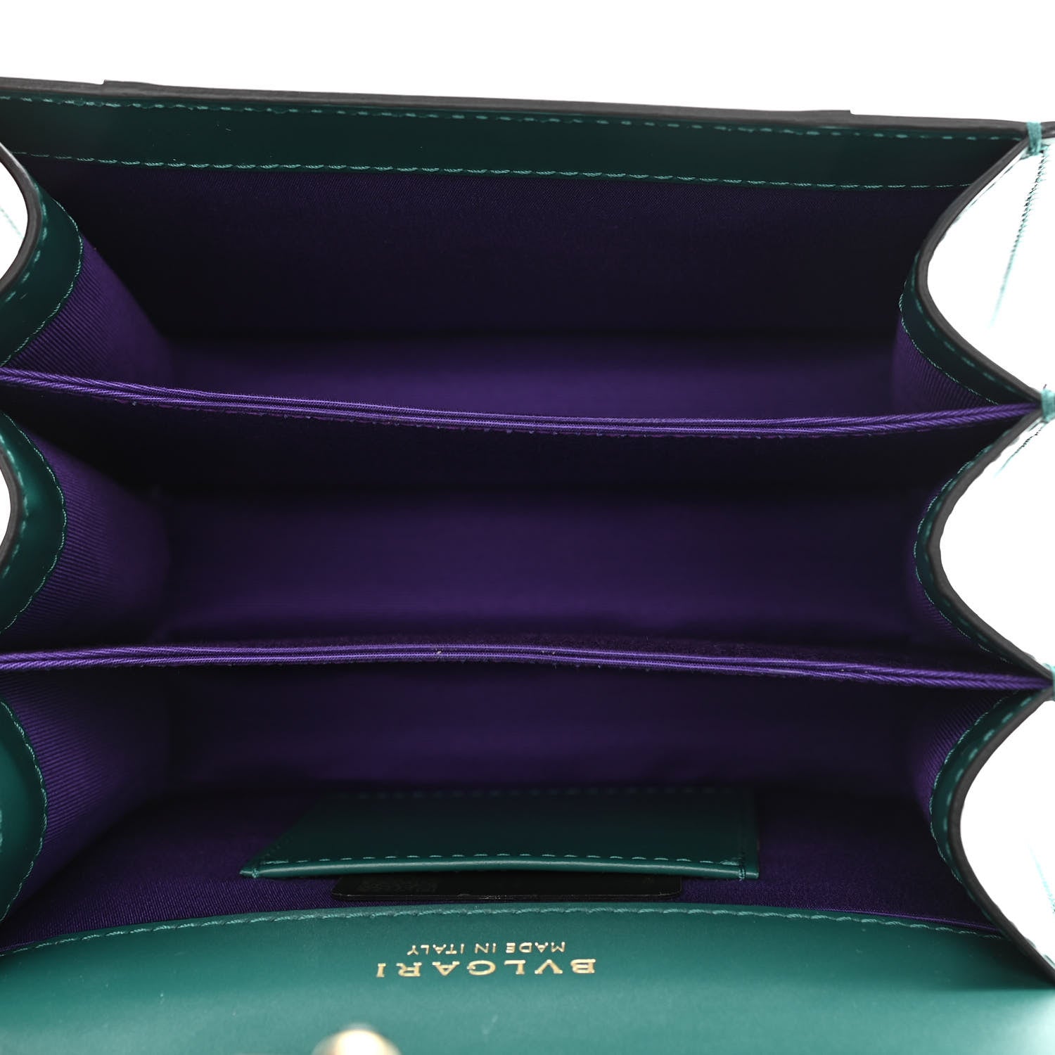 Bulgari Calfskin Serpenti Forever Top Handle Emerald Green 7 of 10