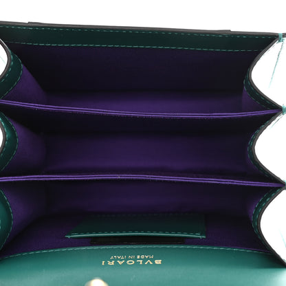 Bulgari Calfskin Serpenti Forever Top Handle Emerald Green 7 of 10