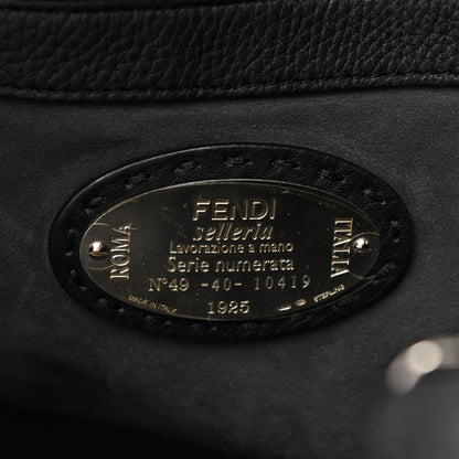 Fendi Cuoio Romano Selleria Large Anna Bucket Bag Black 5 of 14