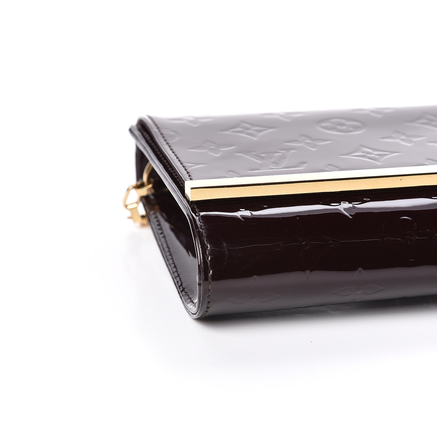 Louis Vuitton Vernis Ana Clutch Amarante 7 of 9