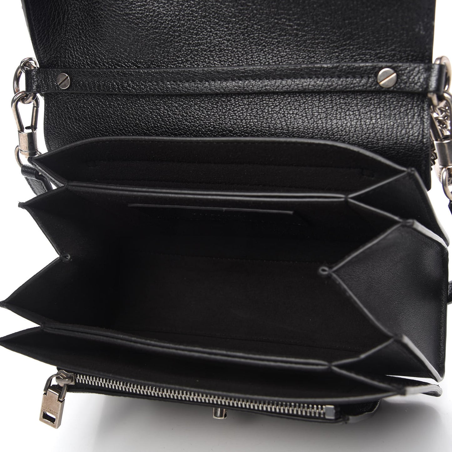Sugar Goatskin Small GV3 Shoulder Bag Black