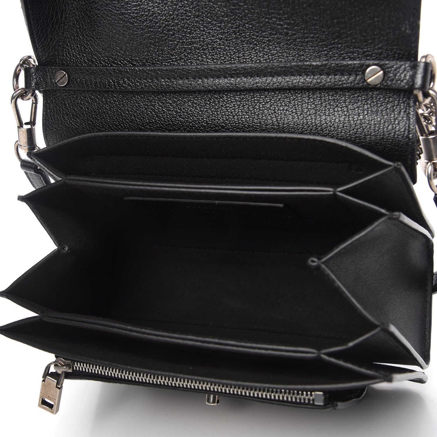 Givenchy Sugar Goatskin Small GV3 Shoulder Bag Black 5 of 9